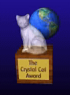 Highly Coveted Crystal Cat Award