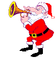 Trumpet Santa